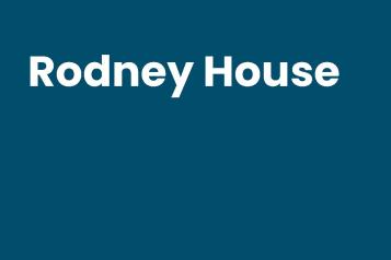 Front Cover of Rodney House Enter and View Report (white text on dark blue background with Healthwatch Liverpool logo in top right corner)