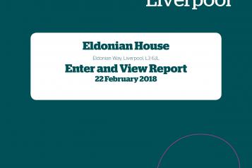 Image of front cover of Eldonian House Enter and View Report