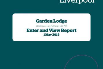 image of front cover of Garden Lodge Enter and View Report