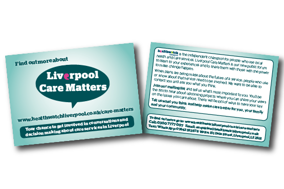 image of Liverpool Care Matters card