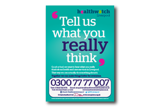 image of Tell Us What you Really Think Poster