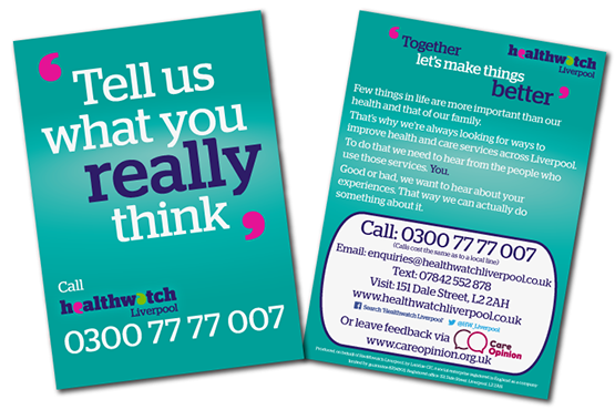 Image of Tell us what you really think card