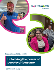 Front page of 2024-25 annual report