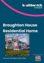 Front cover of Broughton House Enter and View Report