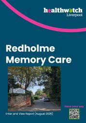 Front cover of Redholme Memory Care Enter and View report