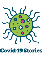 Covid-19 stories logo