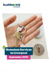 Front page of Homeless services report 2020